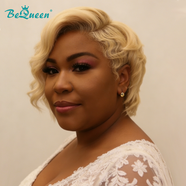 BeQueen #60 Side Part Wave Frontal Lace Wig