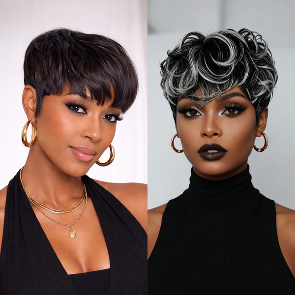 Bequeen Machine Made Fashion Short Wig