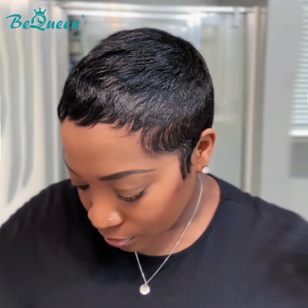 Bequeen 1B Special Made Pixie Cut Wig-1