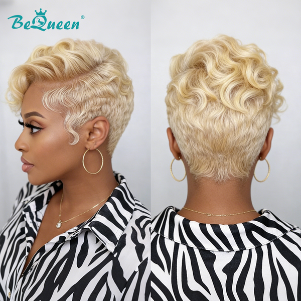 Bequeen Blonde Side Part Special Style Full Lace Wig