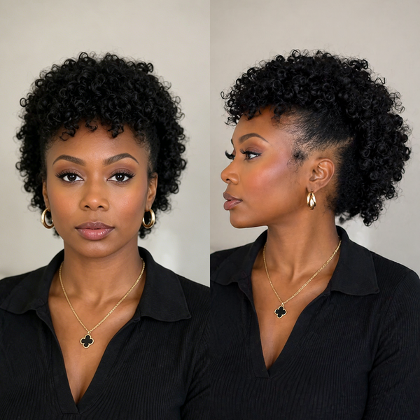 Bequeen Mohawk Partial Topper (Not A Wig)