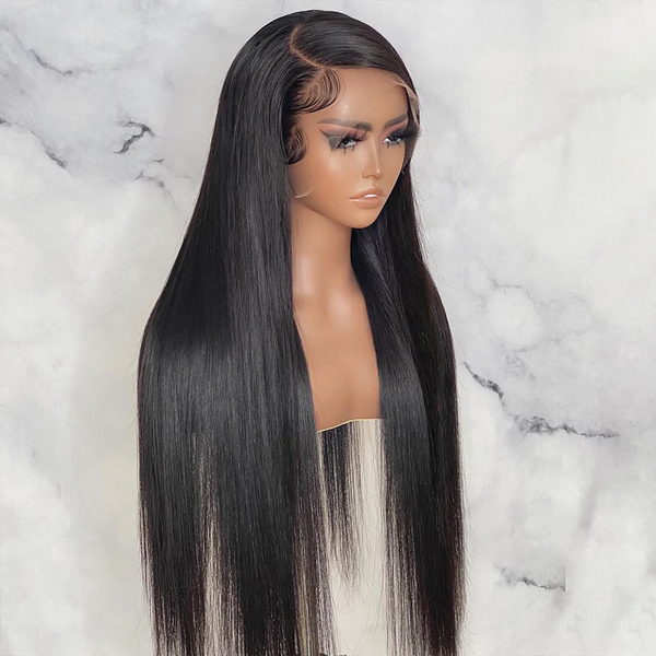 BEQUEEN Straight 13X6 Lace Frontal Wig 100% Human Hair Wig BeQueenWig