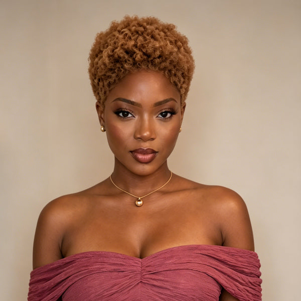 Bequeen Vibrant Cut Elegance Pixie Lace Color Wig