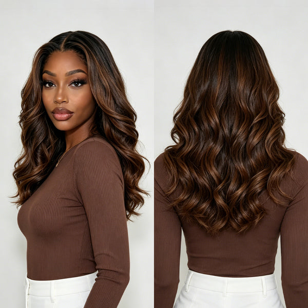Bequeen 13X4 HD Lace Two Colors Glueless Customized Wig