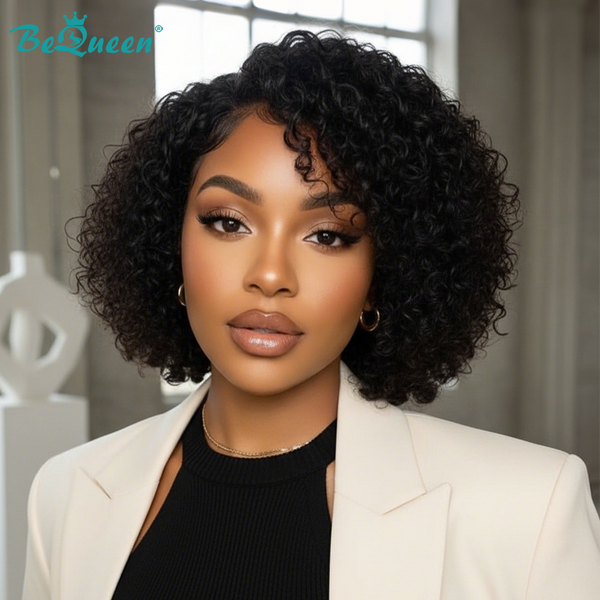 Bequeen Curly 1B Color Special Style Bob Wig-1