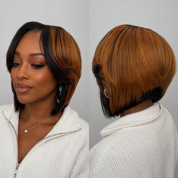 BEQUEEN 1B & 30 Straight Bob Wig