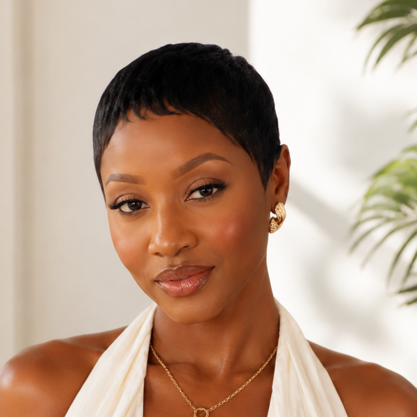 Bequeen Natural Shortcut Full Lace Wig