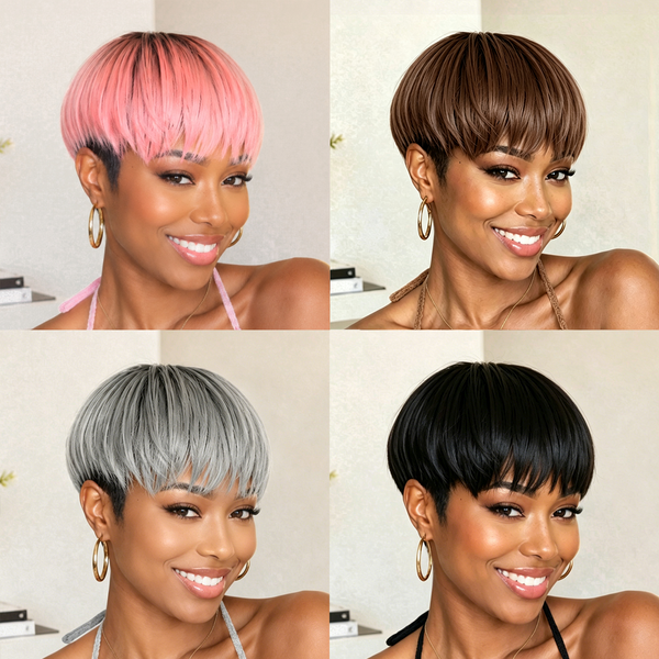 Bequeen Straight Style Machine Made Topper Unit (4 Colors)