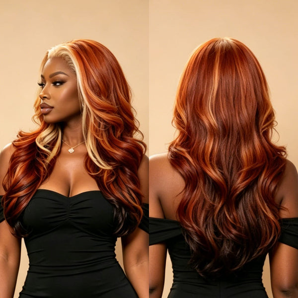 BeQueen Wig BeQueen 13X4 Lace 3 Colors Big Wave Customized Wig
