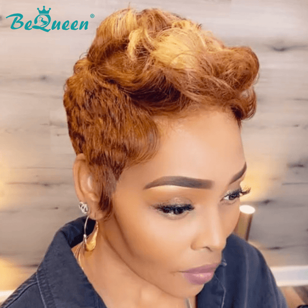 BeQueen Wig PIXIE WIGS Bequeen Amber Waves Pixie Lace Wig