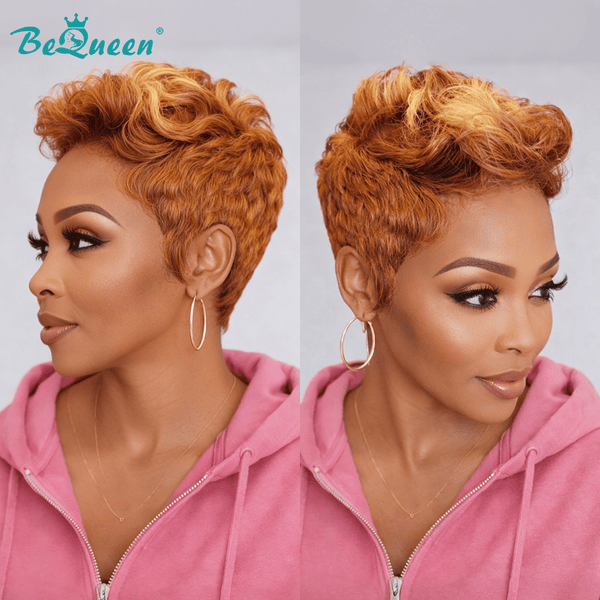 BeQueen Wig PIXIE WIGS Bequeen Amber Waves Pixie Lace Wig