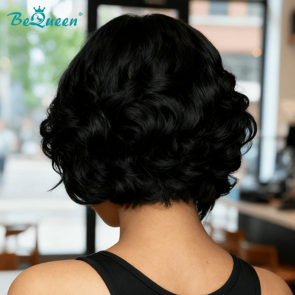 BeQueen Wig Bequeen Bob Wig Side Part Special Lace Wig