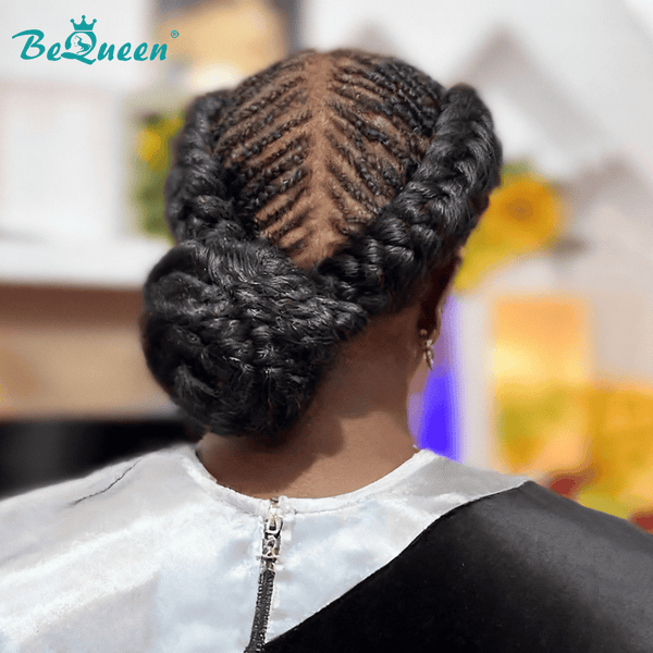 BeQueen Wig FULL LACE WIG Bequeen Chic Black Braid Lace Wig