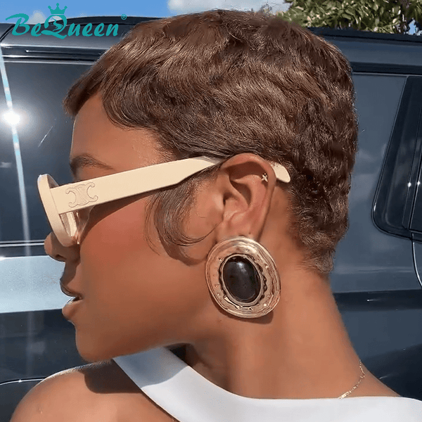 BeQueen Wig PIXIE WIGS Bequeen Chic Caramel Pixie Wig
