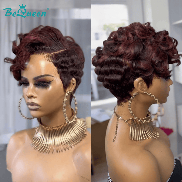 BeQueen Wig FULL LACE WIG Ruby Brown Bequeen Curly Special Made Full Lace Wig-1