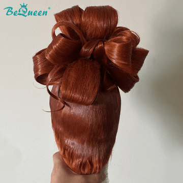 BeQueen Wig WEDDING WIG Bequeen Dramatic Copper Red Wedding Wig