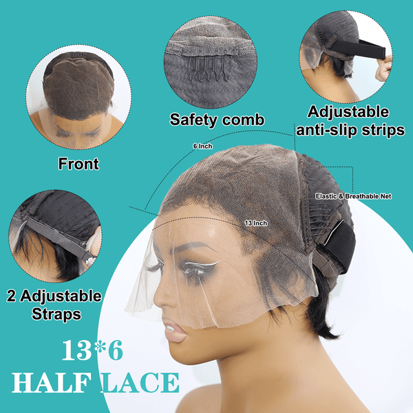 BeQueen Wig PIXIE WIGS Bequeen Effortless Style Pixie Wig