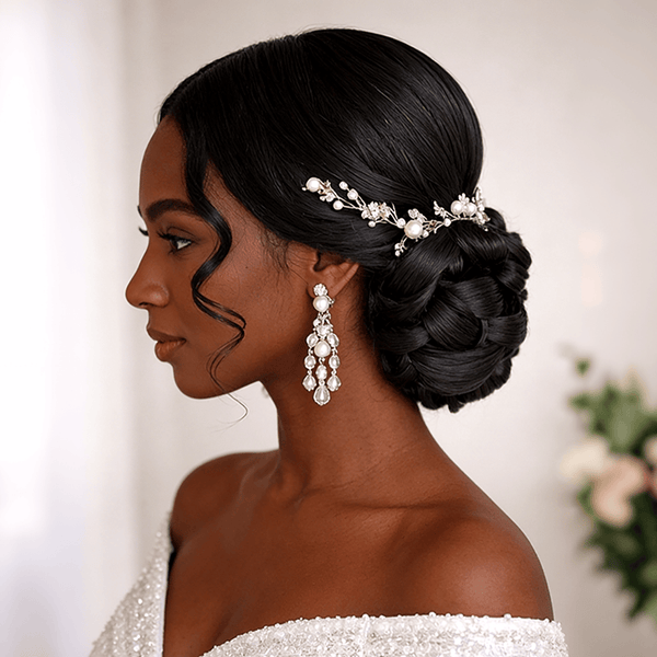 BeQueen Wig WEDDING WIG Bequeen Elegant Chignon Updo Wedding Wig-1