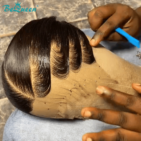 BeQueen Wig FULL LACE WIG Bequeen Fashion Black Braid Lace Wig