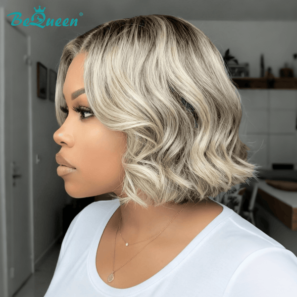BeQueen Wig Bequeen Fashion Black MIxed 613 Bob Lace Wig