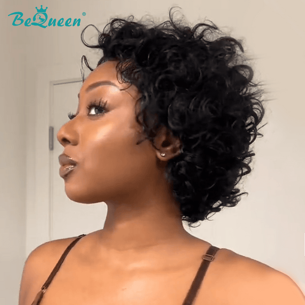 BeQueen Wig PIXIE WIGS Bequeen Fluffy Chic Pixie Lace Wig