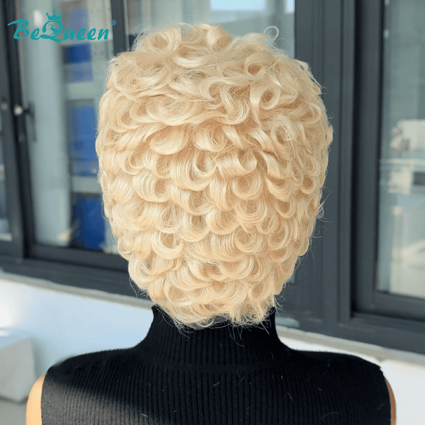 BeQueen Wig FULL LACE WIG Bequeen Full Lace Finger Wave Pixie Cut Wig