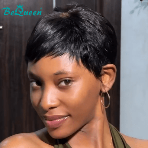 BeQueen Wig PIXIE WIGS Bequeen Lacefrontal Removal Pixie Lace Wig