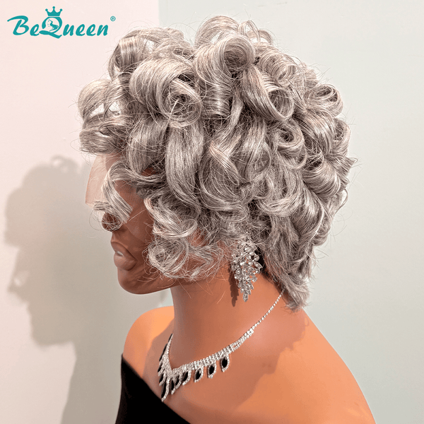 BeQueen Wig Luxurious Customized Wigs Bequeen Luxurious Customized Side Part Curly Wig