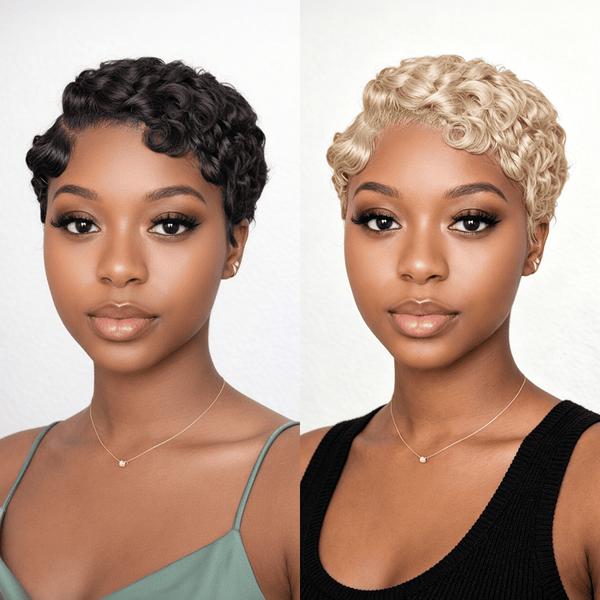 BeQueen Wig PIXIE WIGS Bequeen Pixie Wave Frontal Lace Wig