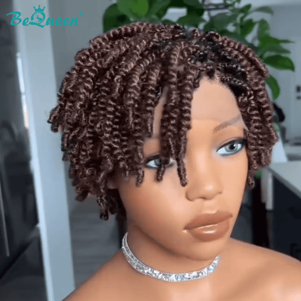 BeQueen Wig PIXIE WIGS Bequeen Rich Maroon Curly Wig