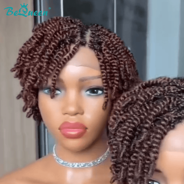 BeQueen Wig PIXIE WIGS Bequeen Rich Maroon Curly Wig