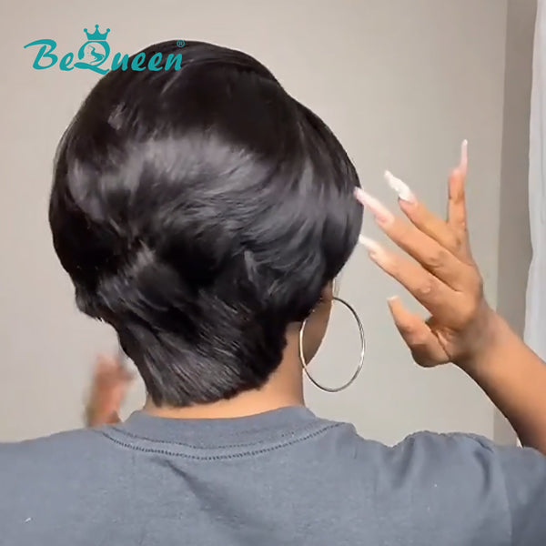 BeQueen Wig PIXIE WIGS Bequeen Right Part Pixie Lace Wig