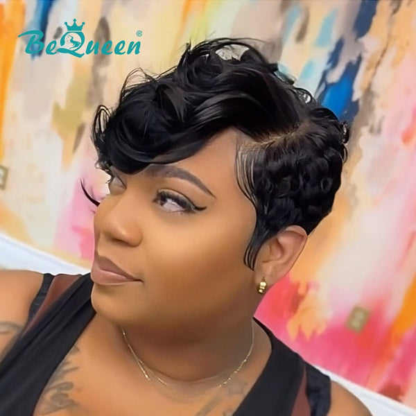 BeQueen Wig FULL LACE WIG Bequeen Right Side Part Natural Wave Full Lace Wig