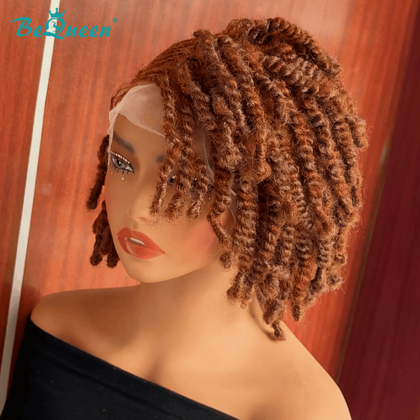 BeQueen Wig PIXIE WIGS Bequeen Savage Side Part Curly Braid Wig