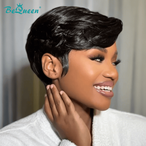BeQueen Wig FULL LACE WIG Bequeen Sexy Full Lace Short Cut Pixie Wig