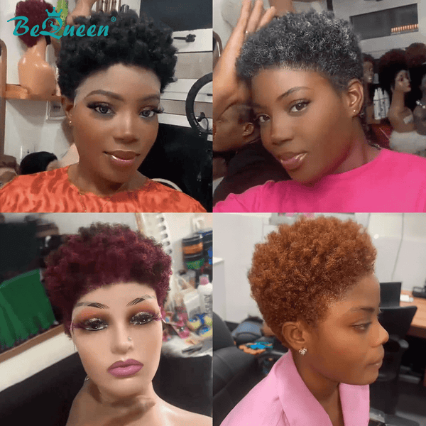 BeQueen Wig PIXIE WIGS Bequeen Short Cut Elegance Pixie Lace Wig