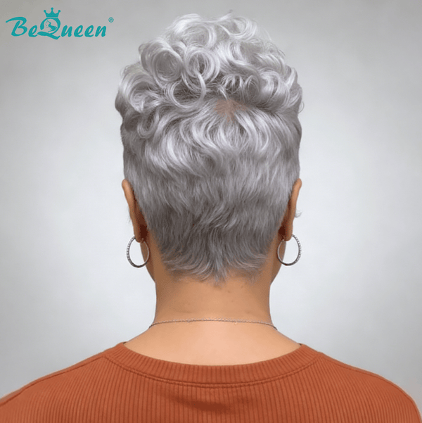 BeQueen Wig Luxurious Customized Wigs Bequeen SNP Frontal Lace Pixie Wig