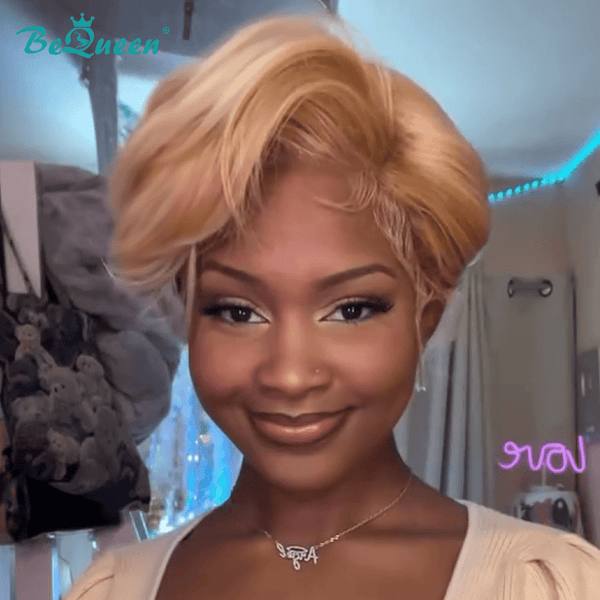 BeQueen Wig PIXIE WIGS Bequeen Sunlit Bloom Pixie Lace Wig