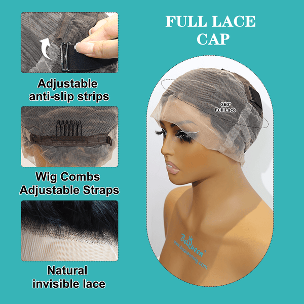 BeQueen Wig PIXIE WIGS Bequeen Velvet Burgundy Wave Pixie Lace Wig