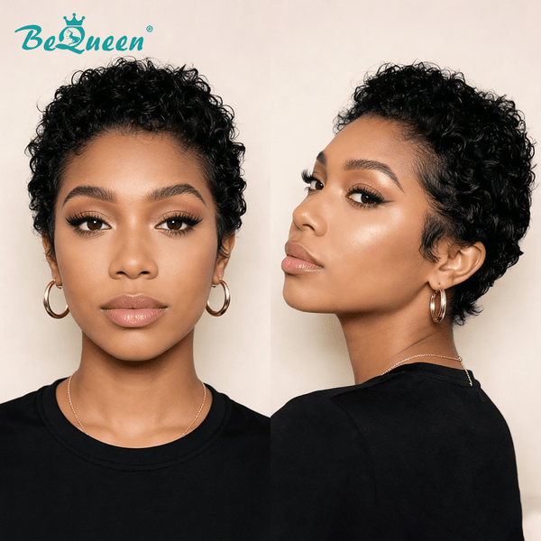 BeQueen Wig Luxurious Customized Wigs Bequeen Velvet Curl Pixie Lace Wig