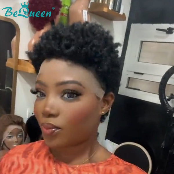 BeQueen Wig PIXIE WIGS Bequeen Vibrant Lowcut Elegance Pixie Lace Wig