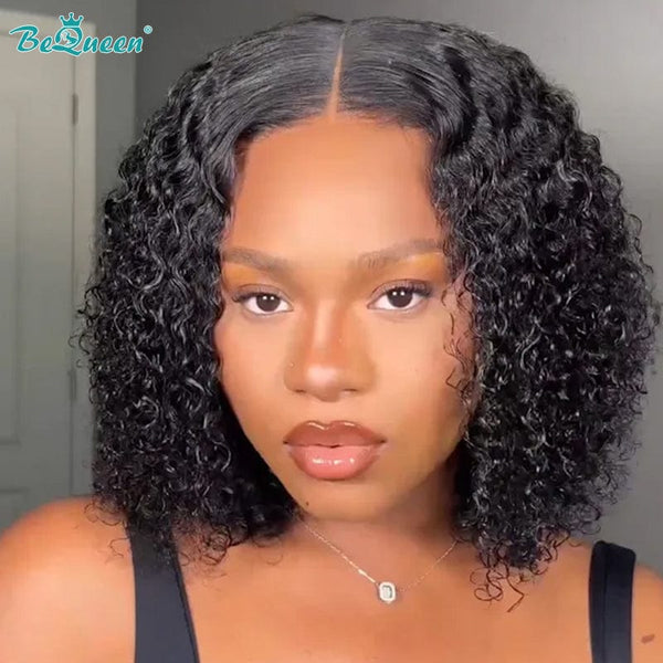 BeQueenWig Glueless Lace Wig Bequeen Curly Short Glueless Wig