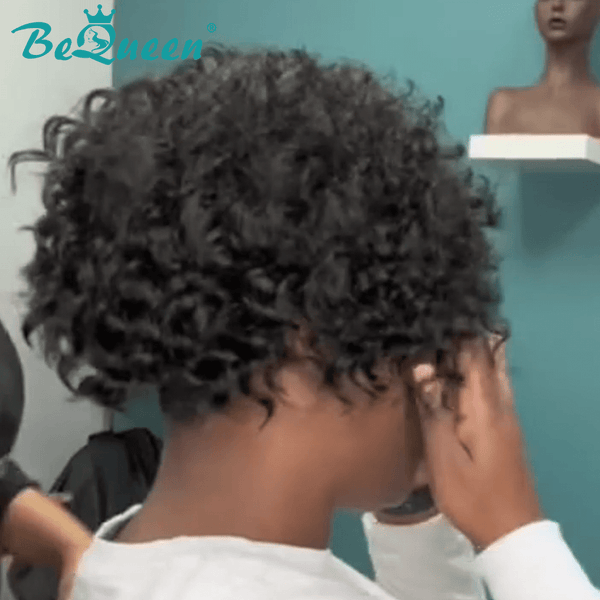 BeQueenWig TOPPER & MOHAWK Bequeen Curly Wave 1B Topper