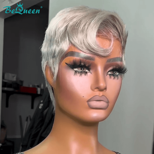 BeQueenWig PIXIE WIGS Bequeen Ivory Wave Special Lace Wig