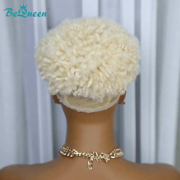 BeQueenWig TOPPER & MOHAWK Bequeen Machine Made 613 Curly Topper