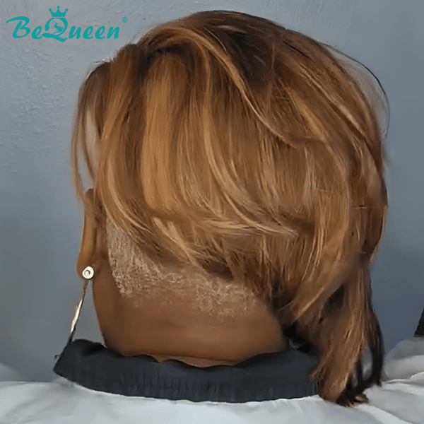 BeQueenWig TOPPER & MOHAWK Bequeen Mixed Color Machine Made Topper