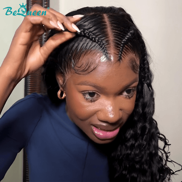 BeQueenWig Sexy Braid Lace Wig Bequeen Sexy Braid Wig 100% Human Hair 2