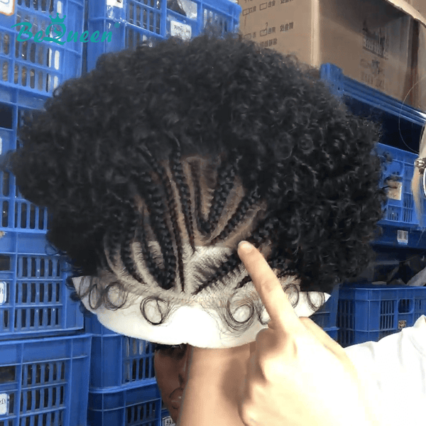 BeQueenWig Sexy Braid Lace Wig Bequeen Sexy Curly Wave Glueless Braid Wig