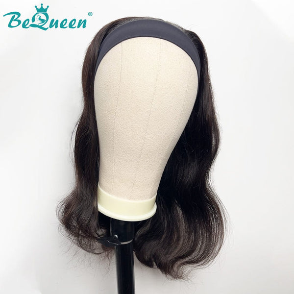 overseas Workout Wig Bequeen 1B 100% Human Hair Workout Wig