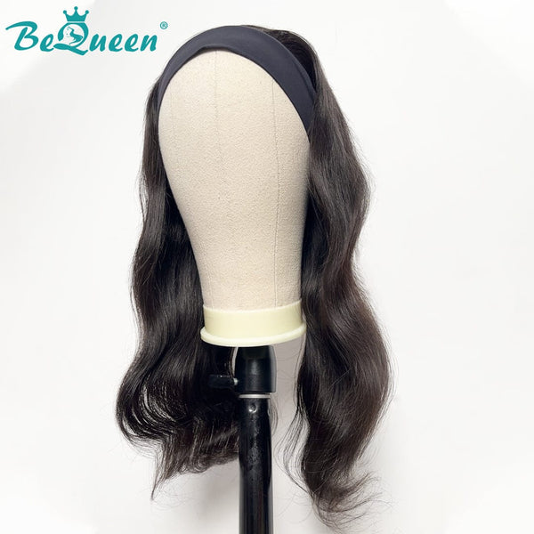 overseas Workout Wig Bequeen 1B 100% Human Hair Workout Wig